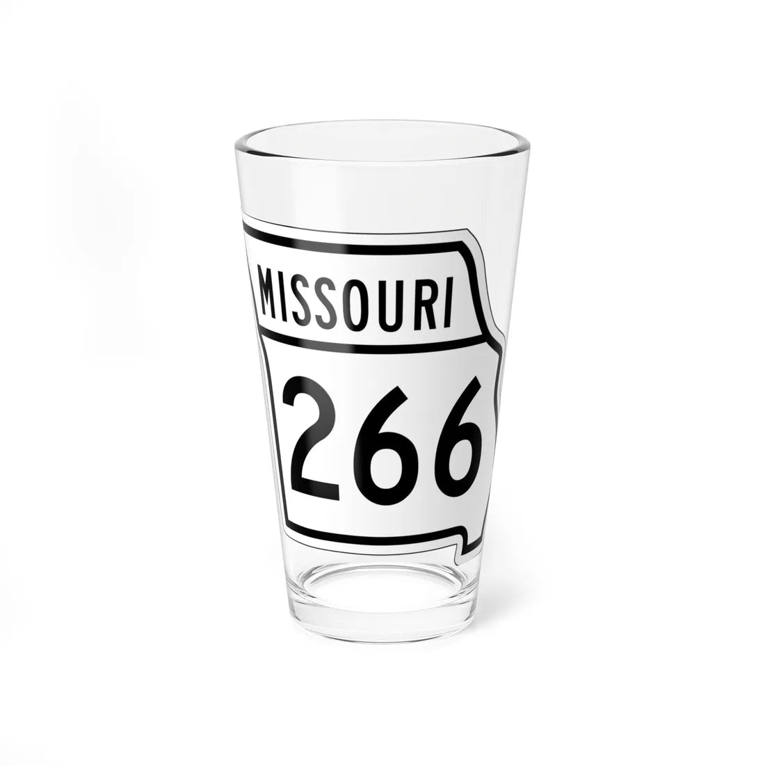 MO-266 1948 (Missouri) (Road Sign) Pint Glass 16oz 16oz - Go Mug Yourself
