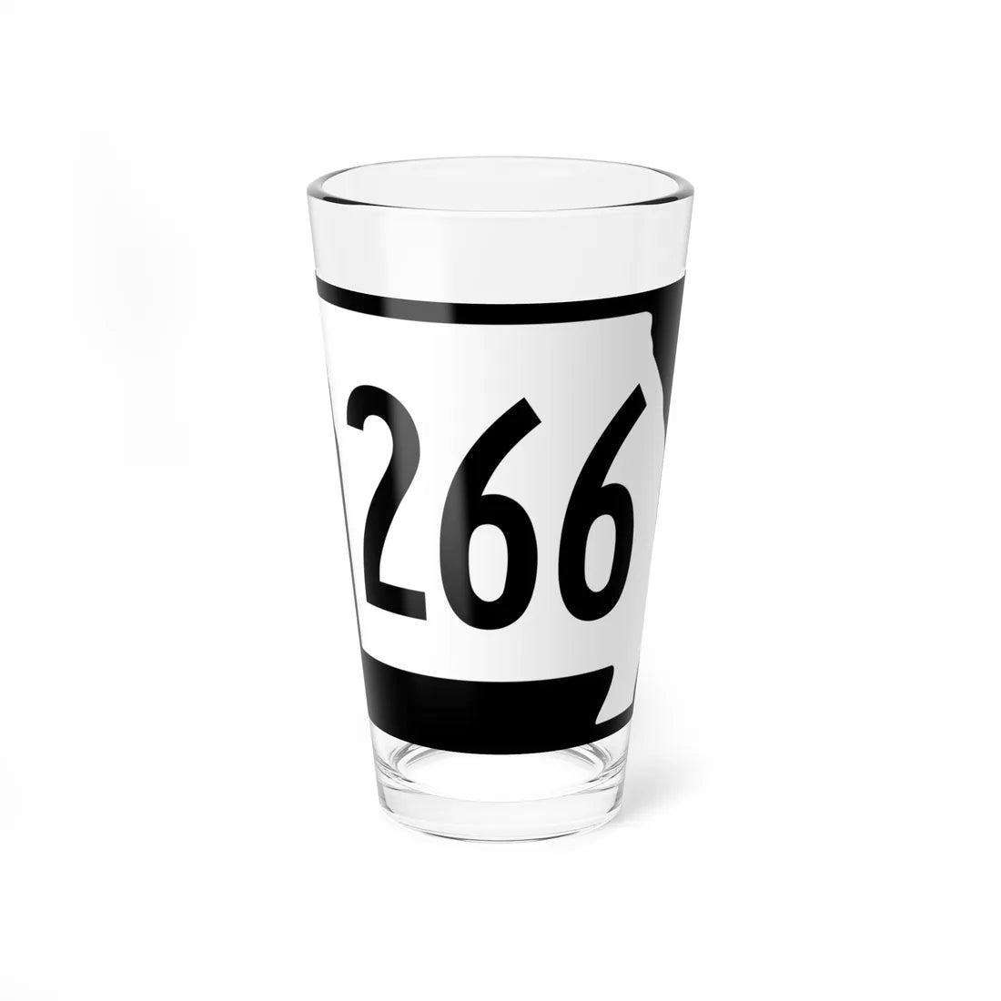 MO-266 (Missouri) (Road Sign) Pint Glass 16oz 16oz - Go Mug Yourself