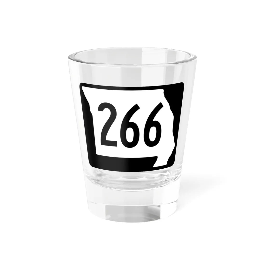 MO-266 (Missouri) (Road Sign) Shot Glass 1.5oz 1.5oz - Go Mug Yourself