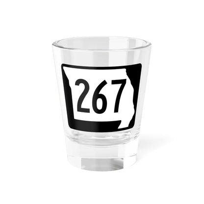 MO-267 (Missouri) (Road Sign) Shot Glass 1.5oz 1.5oz - Go Mug Yourself