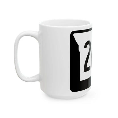 MO-267 (Missouri) (Road Sign) White Coffee Mug - Go Mug Yourself