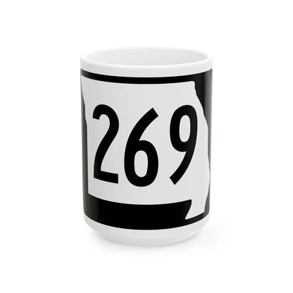 MO-269 (Missouri) (Road Sign) White Coffee Mug 15oz - Go Mug Yourself