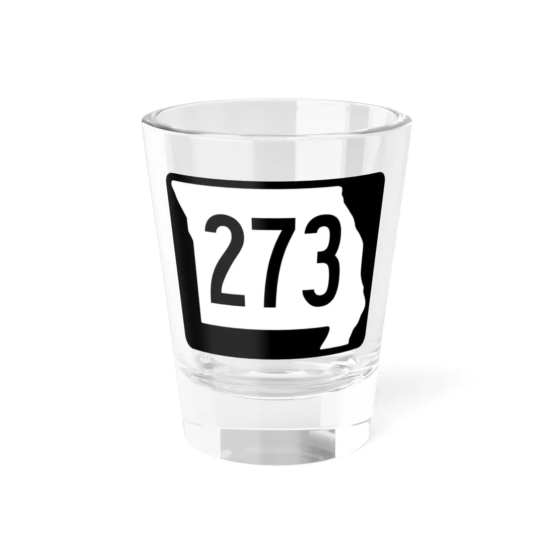 MO-273 (Missouri) (Road Sign) Shot Glass 1.5oz 1.5oz - Go Mug Yourself