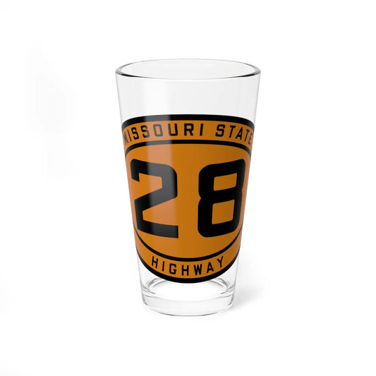 MO-28 1920 (Missouri) (Road Sign) Pint Glass 16oz 16oz - Go Mug Yourself