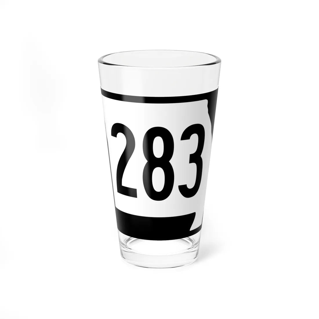 MO-283 (Missouri) (Road Sign) Pint Glass 16oz 16oz - Go Mug Yourself