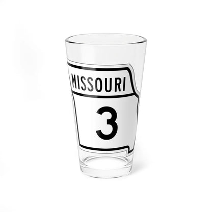 MO-3 1948 (Missouri) (Road Sign) Pint Glass 16oz 16oz - Go Mug Yourself