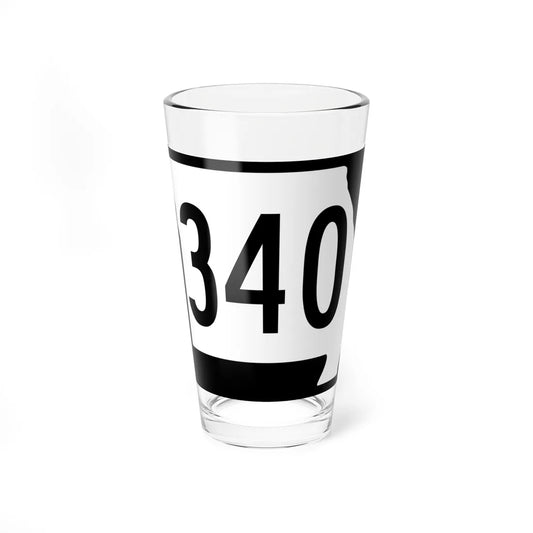MO-340 (Missouri) (Road Sign) Pint Glass 16oz 16oz - Go Mug Yourself