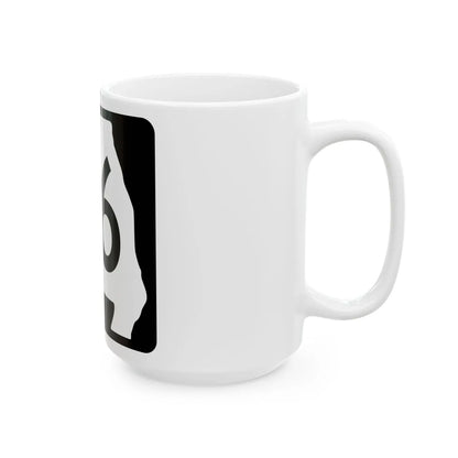 MO-36 (Missouri) (Road Sign) White Coffee Mug - Go Mug Yourself