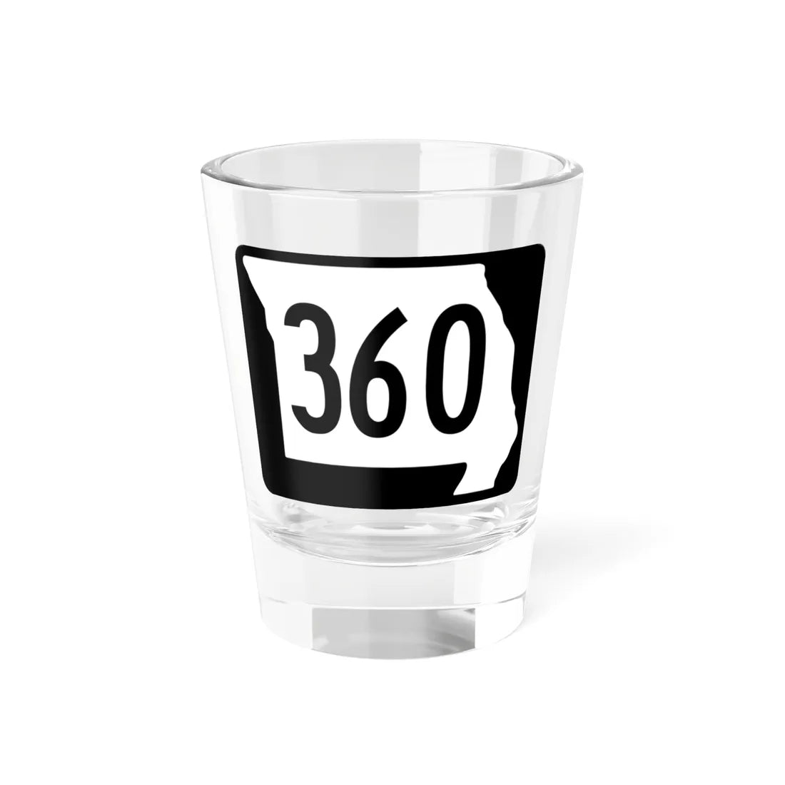 MO-360 (Missouri) (Road Sign) Shot Glass 1.5oz 1.5oz - Go Mug Yourself
