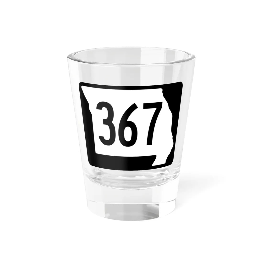 MO-367 (Missouri) (Road Sign) Shot Glass 1.5oz 1.5oz - Go Mug Yourself