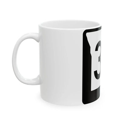 MO-37 (Missouri) (Road Sign) White Coffee Mug - Go Mug Yourself