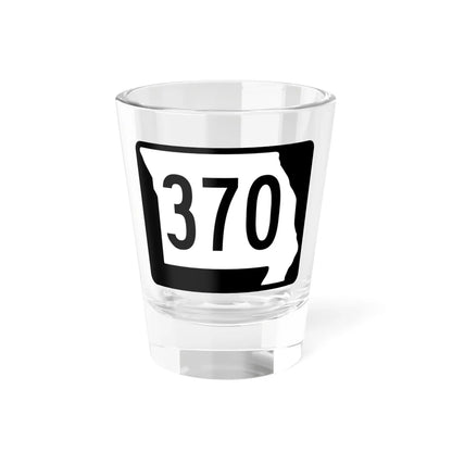 MO-370 (Missouri) (Road Sign) Shot Glass 1.5oz 1.5oz - Go Mug Yourself