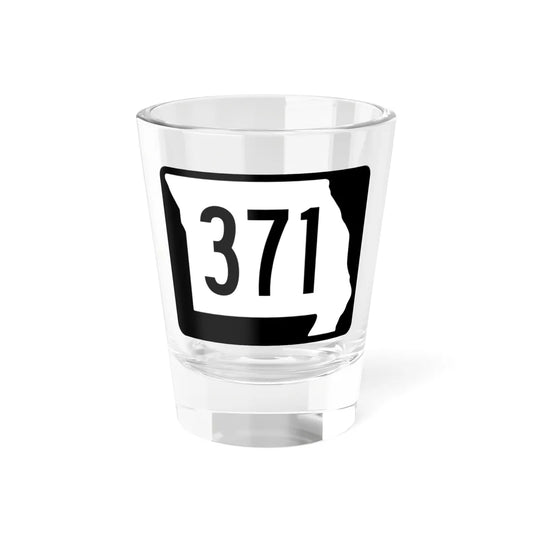 MO-371 (Missouri) (Road Sign) Shot Glass 1.5oz 1.5oz - Go Mug Yourself