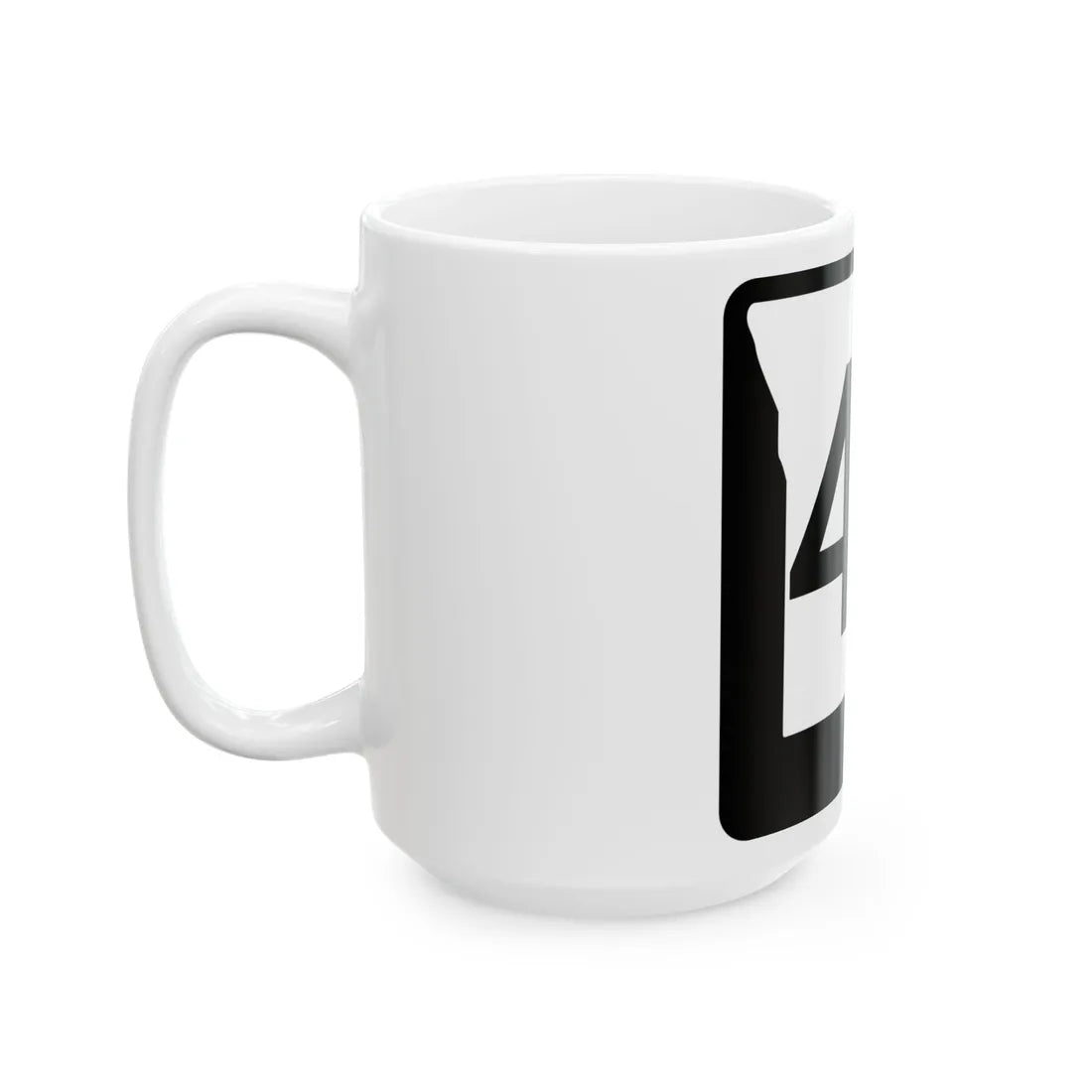 MO-40 (Missouri) (Road Sign) White Coffee Mug - Go Mug Yourself