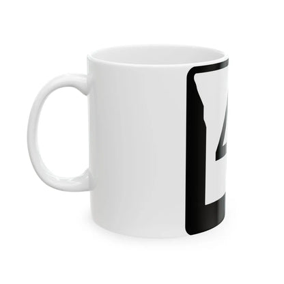 MO-41 (Missouri) (Road Sign) White Coffee Mug - Go Mug Yourself