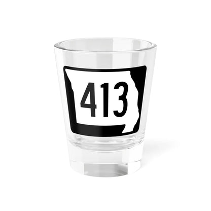 MO-413 (Missouri) (Road Sign) Shot Glass 1.5oz 1.5oz - Go Mug Yourself