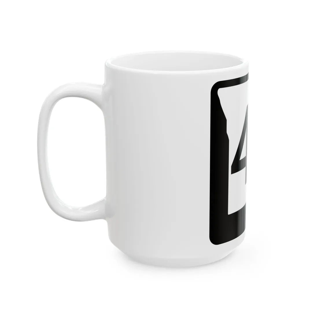 MO-43 (Missouri) (Road Sign) White Coffee Mug - Go Mug Yourself