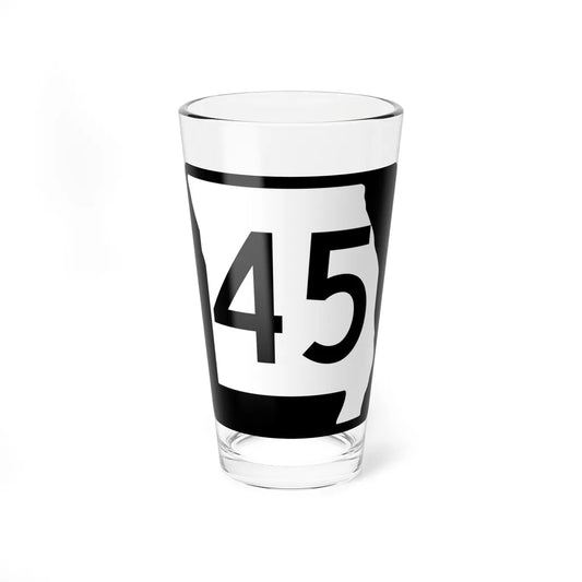 MO-45 (Missouri) (Road Sign) Pint Glass 16oz 16oz - Go Mug Yourself