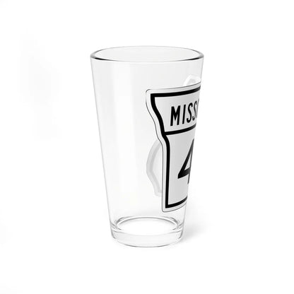 MO-46 1948 (Missouri) (Road Sign) Pint Glass 16oz - Go Mug Yourself