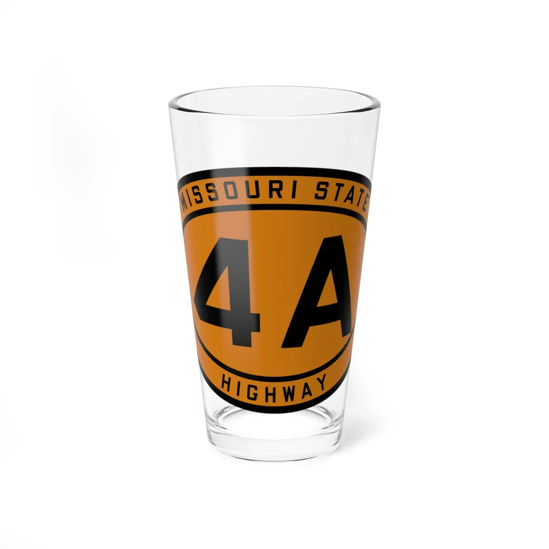 MO-4A 1920 (Missouri) (Road Sign) Pint Glass 16oz 16oz - Go Mug Yourself