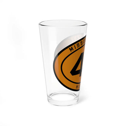 MO-4A 1920 (Missouri) (Road Sign) Pint Glass 16oz - Go Mug Yourself