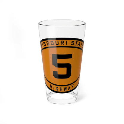 MO-5 1920 (Missouri) (Road Sign) Pint Glass 16oz 16oz - Go Mug Yourself