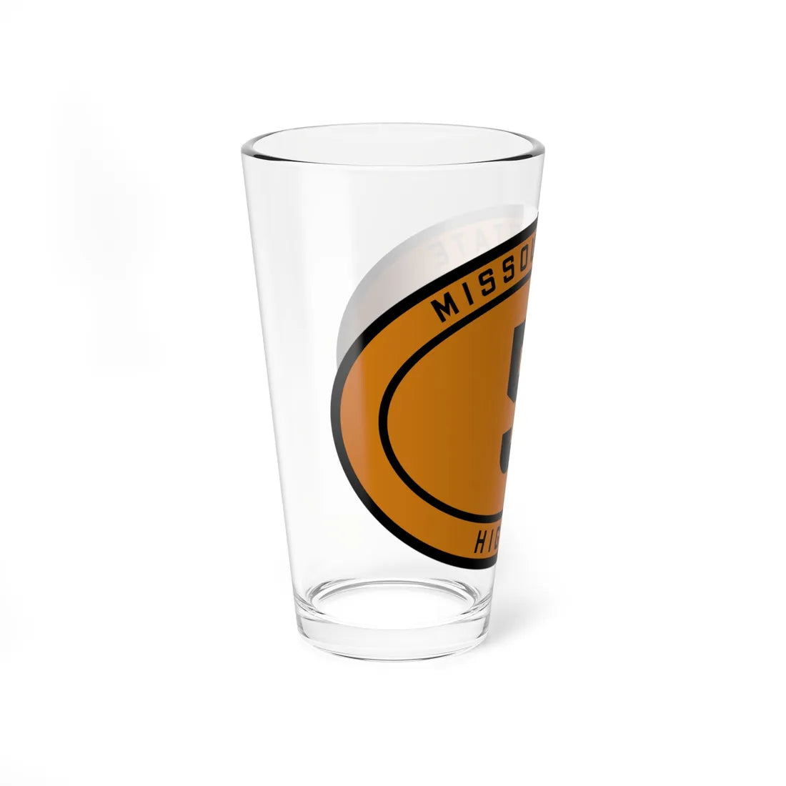 MO-5 1920 (Missouri) (Road Sign) Pint Glass 16oz - Go Mug Yourself