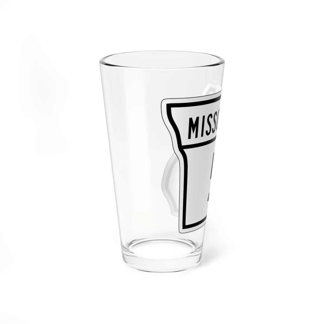 MO-5 1948 (Missouri) (Road Sign) Pint Glass 16oz - Go Mug Yourself