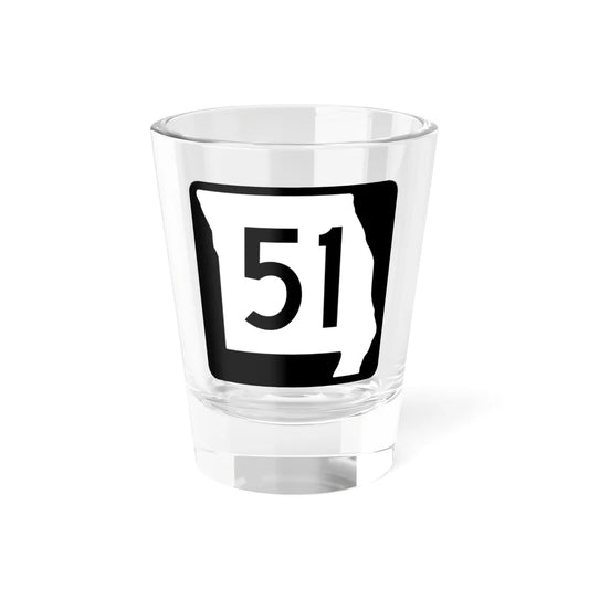 MO-51 (Missouri) (Road Sign) Shot Glass 1.5oz 1.5oz - Go Mug Yourself