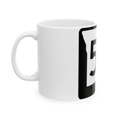 MO-53 (Missouri) (Road Sign) White Coffee Mug - Go Mug Yourself
