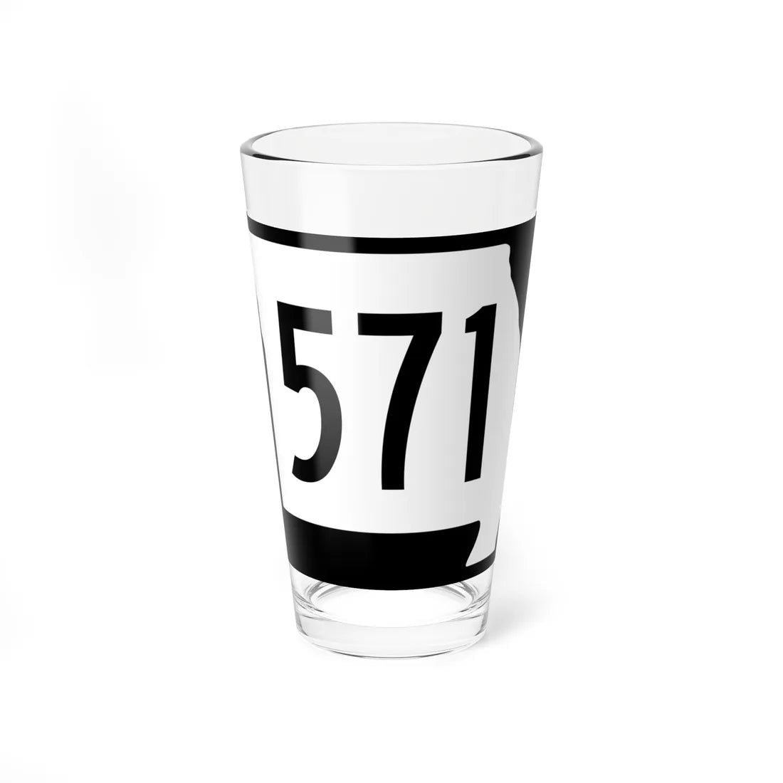 MO-571 (Missouri) (Road Sign) Pint Glass 16oz 16oz - Go Mug Yourself