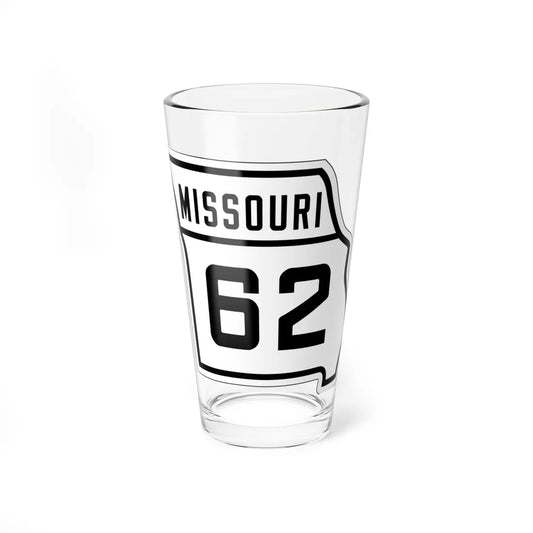 MO-62 1926 (Missouri) (Road Sign) Pint Glass 16oz 16oz - Go Mug Yourself