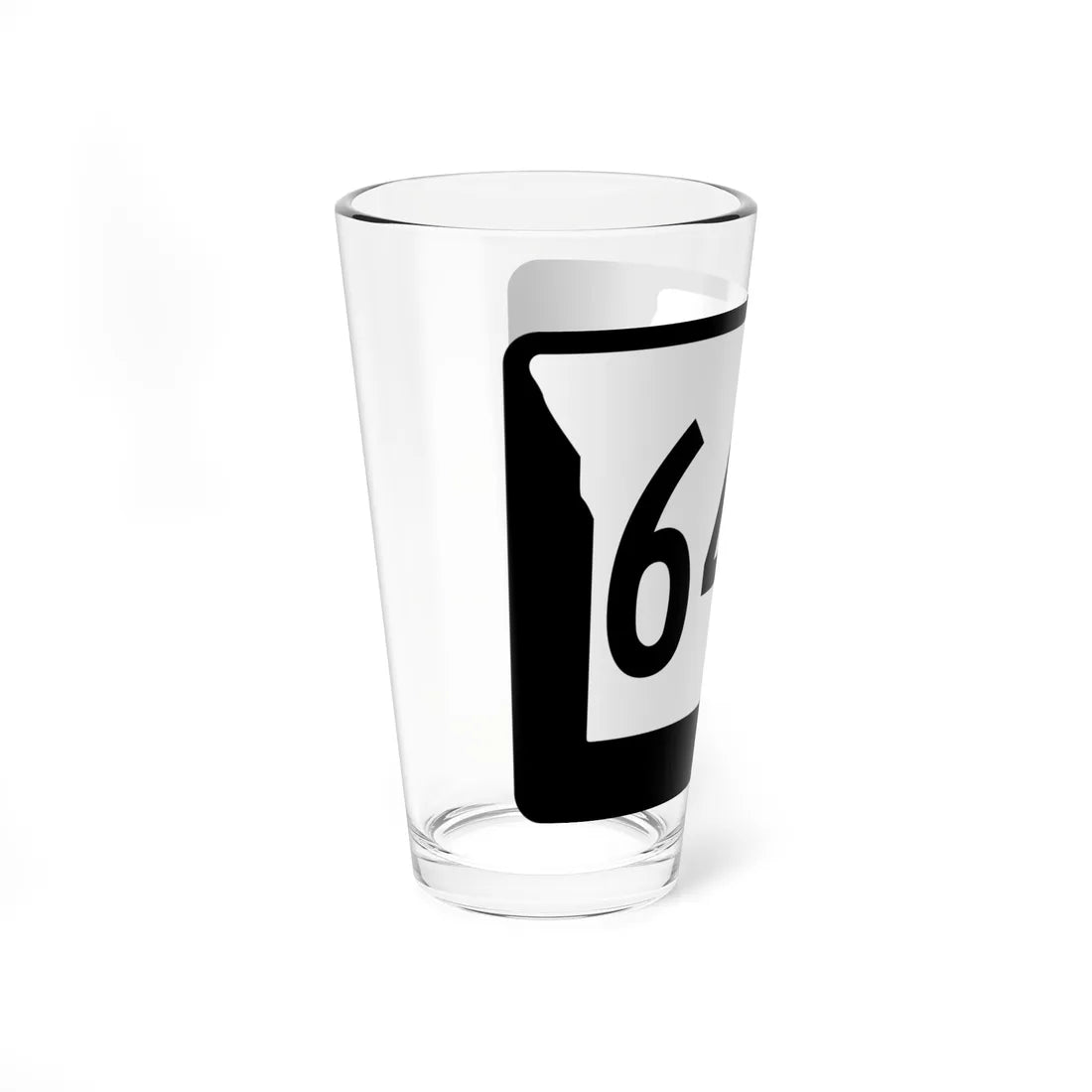 MO-64A (Missouri) (Road Sign) Pint Glass 16oz - Go Mug Yourself