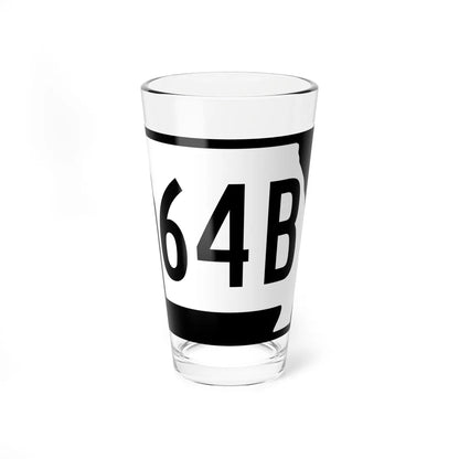 MO-64B (Missouri) (Road Sign) Pint Glass 16oz 16oz - Go Mug Yourself