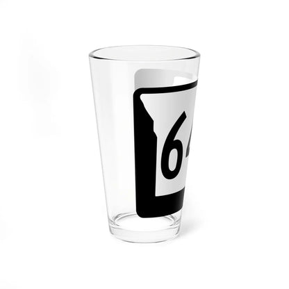 MO-64B (Missouri) (Road Sign) Pint Glass 16oz - Go Mug Yourself
