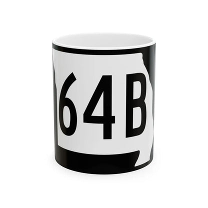 MO-64B (Missouri) (Road Sign) White Coffee Mug 11oz - Go Mug Yourself