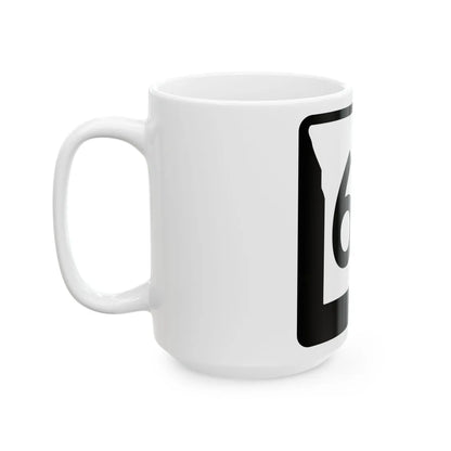 MO-68 (Missouri) (Road Sign) White Coffee Mug - Go Mug Yourself