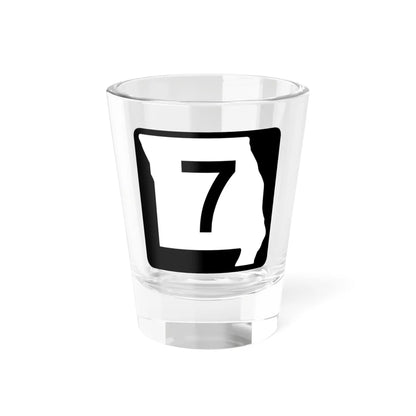 MO-7 (Missouri) (Road Sign) Shot Glass 1.5oz 1.5oz - Go Mug Yourself