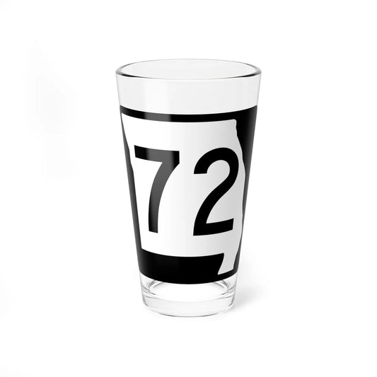 MO-72 (Missouri) (Road Sign) Pint Glass 16oz 16oz - Go Mug Yourself