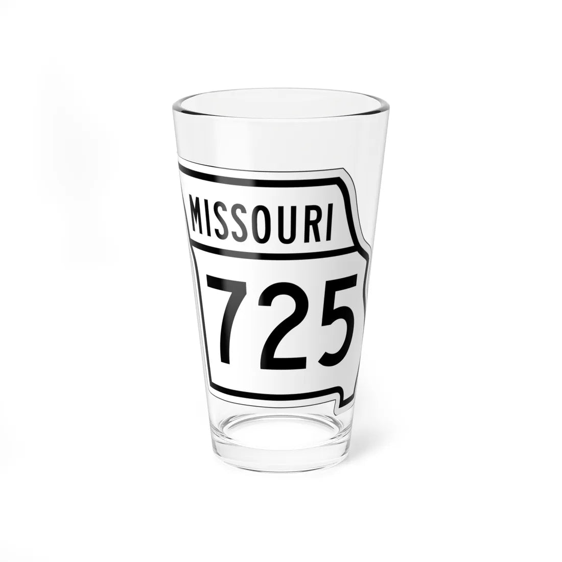MO-725 1948 (Missouri) (Road Sign) Pint Glass 16oz 16oz - Go Mug Yourself