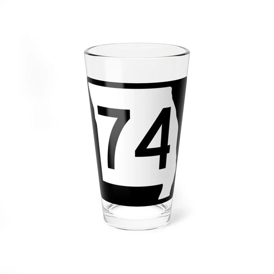 MO-74 (Missouri) (Road Sign) Pint Glass 16oz 16oz - Go Mug Yourself