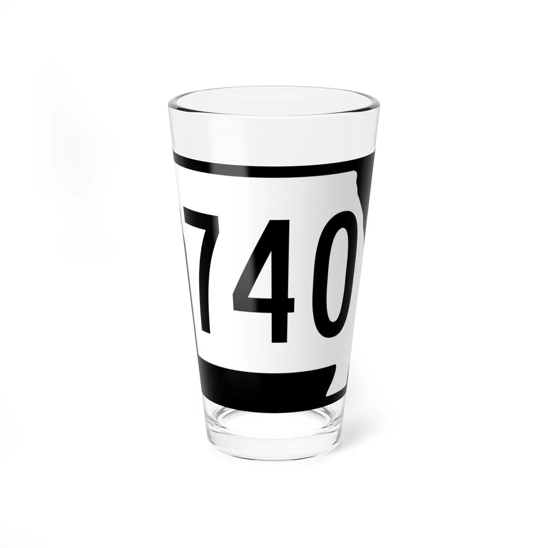 MO-740 (Missouri) (Road Sign) Pint Glass 16oz 16oz - Go Mug Yourself