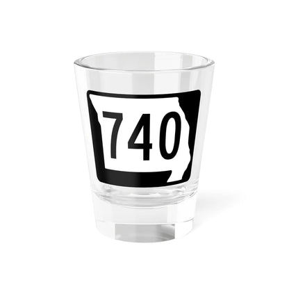 MO-740 (Missouri) (Road Sign) Shot Glass 1.5oz 1.5oz - Go Mug Yourself