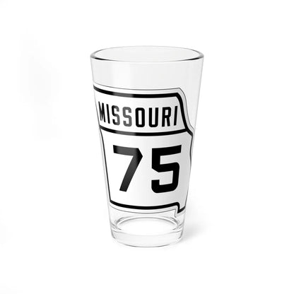MO-75 1926 (Missouri) (Road Sign) Pint Glass 16oz 16oz - Go Mug Yourself