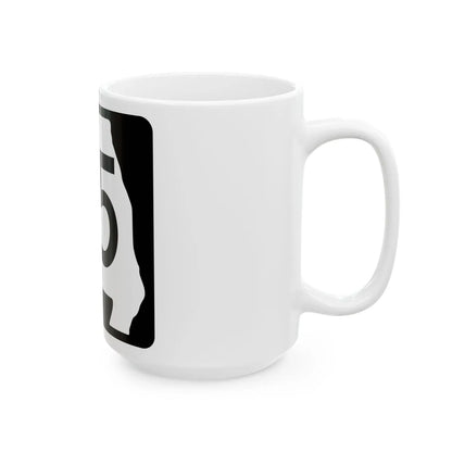 MO-75 (Missouri) (Road Sign) White Coffee Mug - Go Mug Yourself