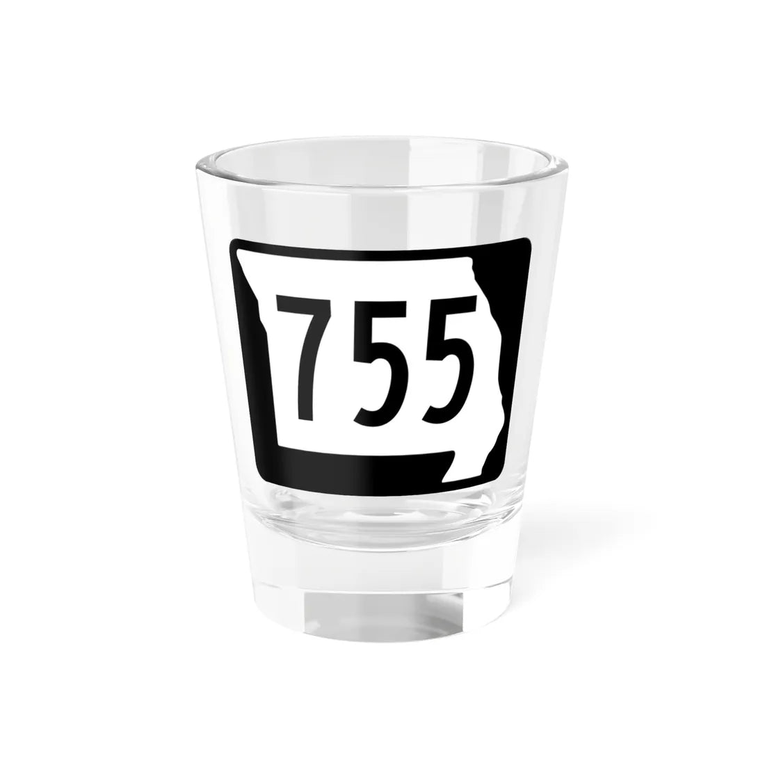 MO-755 (Missouri) (Road Sign) Shot Glass 1.5oz 1.5oz - Go Mug Yourself