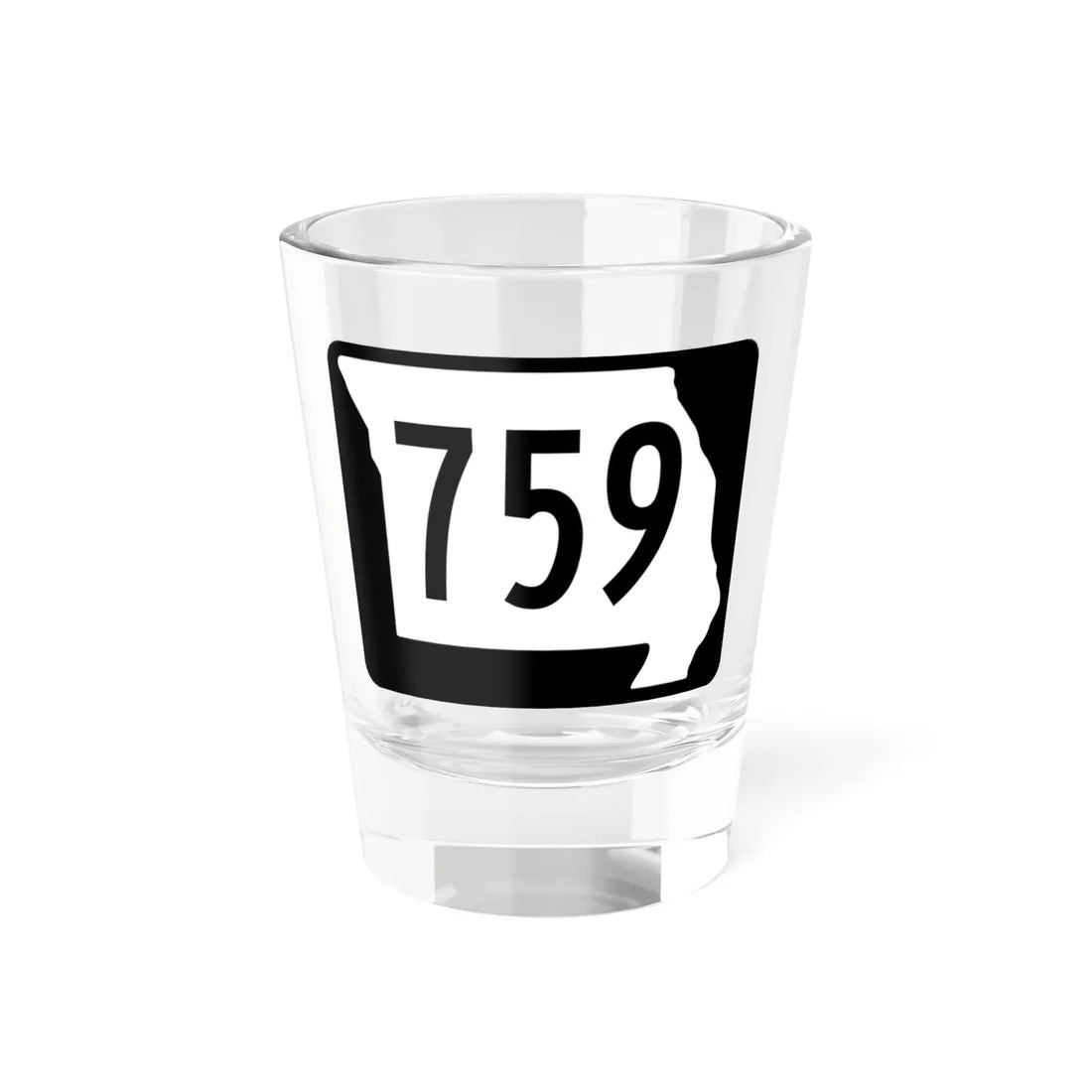 MO-759 (Missouri) (Road Sign) Shot Glass 1.5oz 1.5oz - Go Mug Yourself