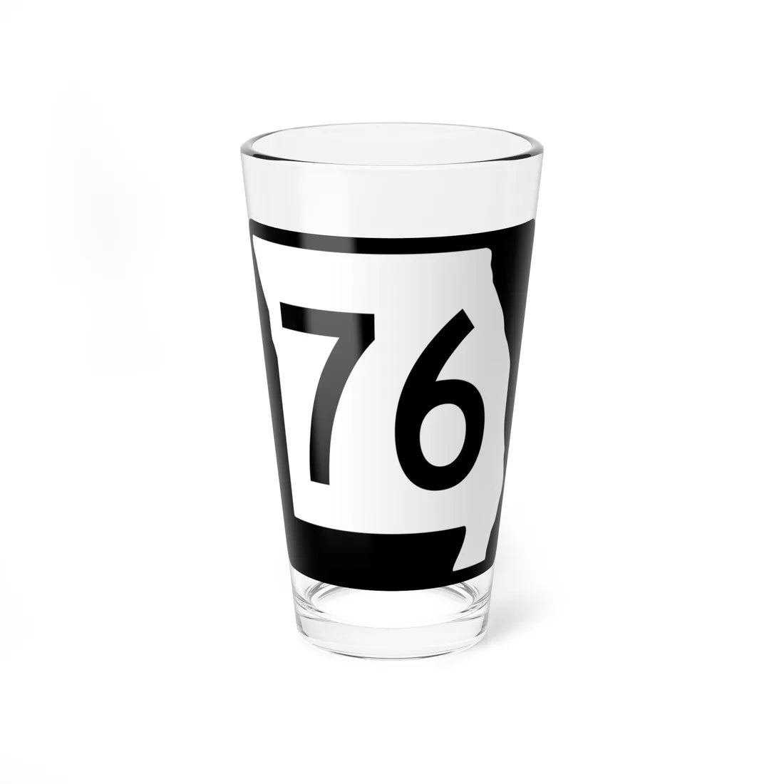 MO-76 (Missouri) (Road Sign) Pint Glass 16oz 16oz - Go Mug Yourself