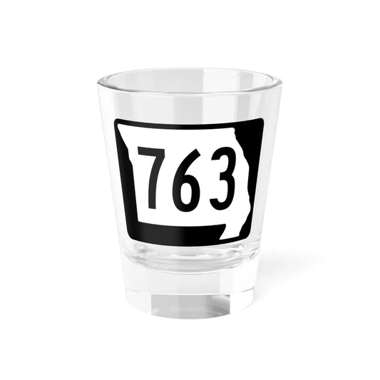 MO-763 (Missouri) (Road Sign) Shot Glass 1.5oz 1.5oz - Go Mug Yourself