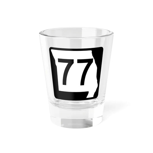 MO-77 (Missouri) (Road Sign) Shot Glass 1.5oz 1.5oz - Go Mug Yourself